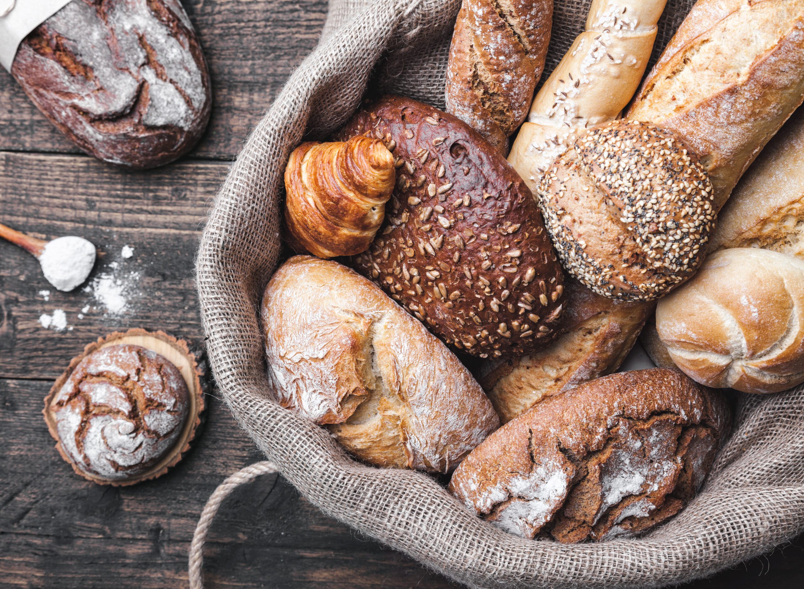 Varie tipologie di pane - Filiera alimentare - Sottoprodotti di origine vegetale - Ecopool Service