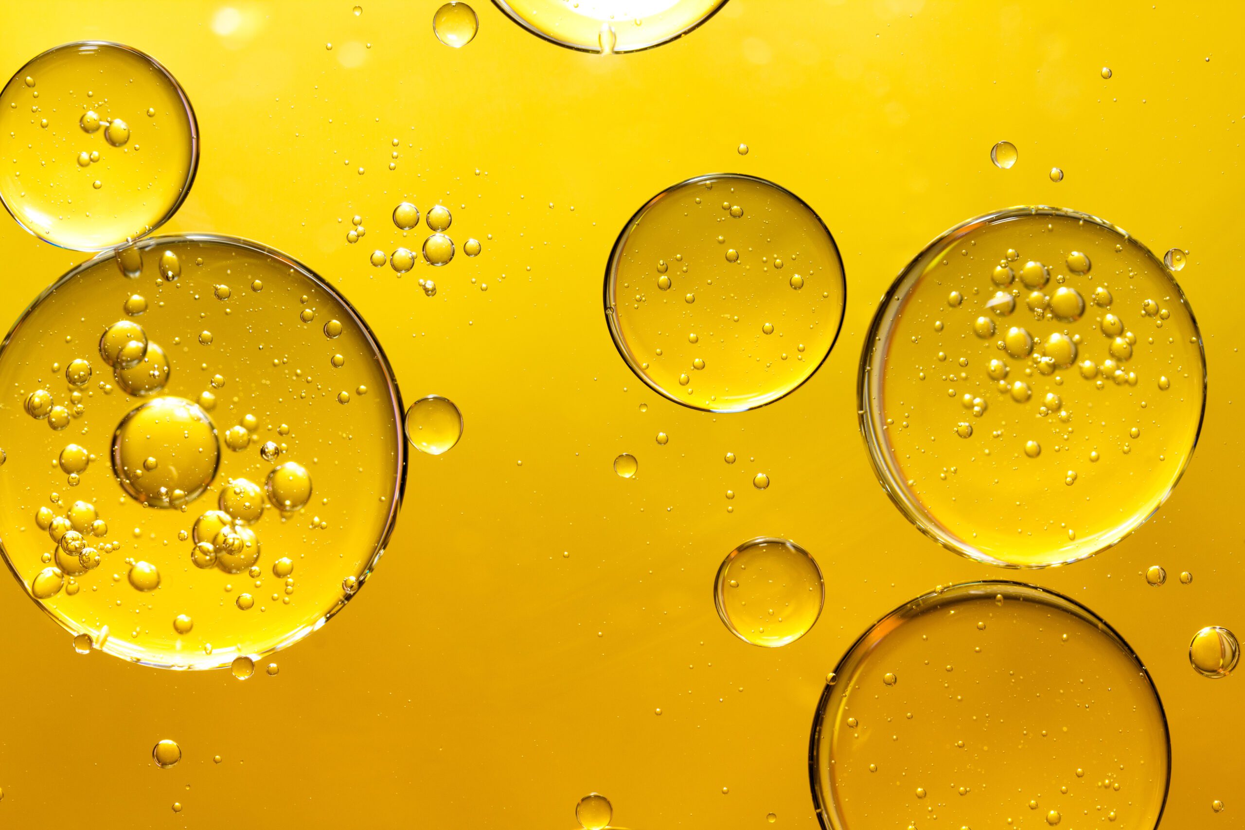 Bolle d'olio - Oli e miscele oleose